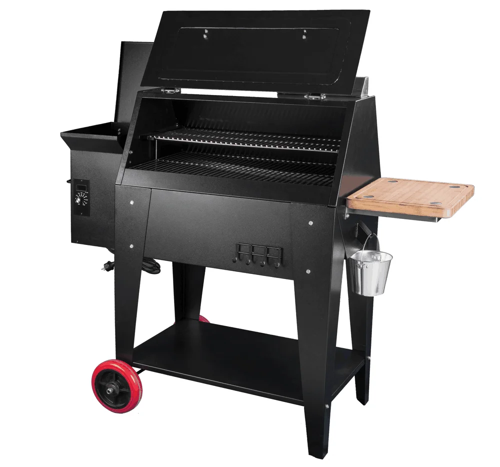 Wood Pellet  Grill Adjustable Height, Easily Assembled, Electronic Pulse Ignition