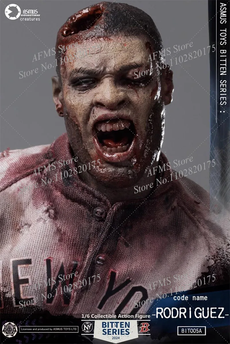 ASMUS TOYS BIT005A BIT006A 1/6 Scale Collectible Figure Rodriguez RAMIREZ Zombie Baseball Player 12