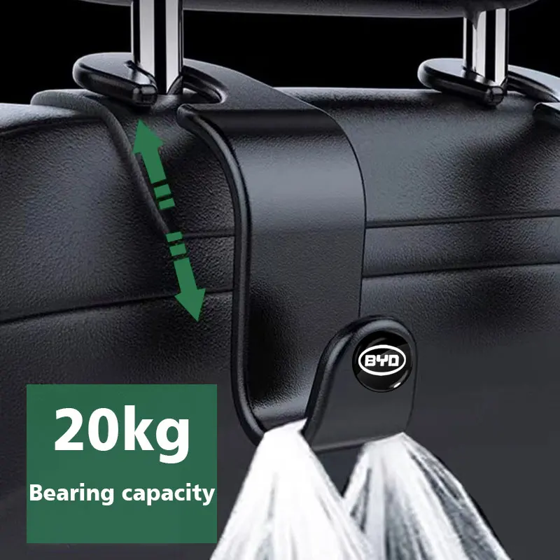 Universal Car Seat Hook Multifunctional Storage Hanger Car Styling For BYD F3 S6 F0 Tang I3 S7 G3 E5 E2 E1 E3 E9 D1 S8 E6 L3 M6