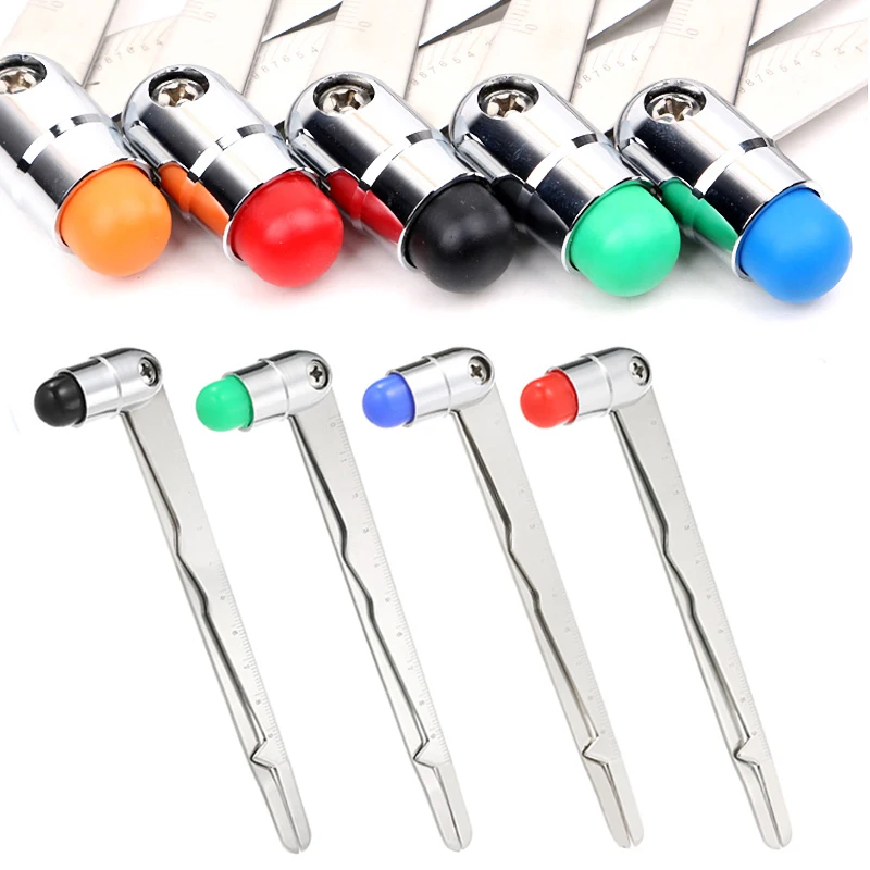 

Neurological Percussor Diagnostic Reflex Percussion Leg Body Knee Nerve Test Massager Stick Buck Hammer with Caliper Scale C1
