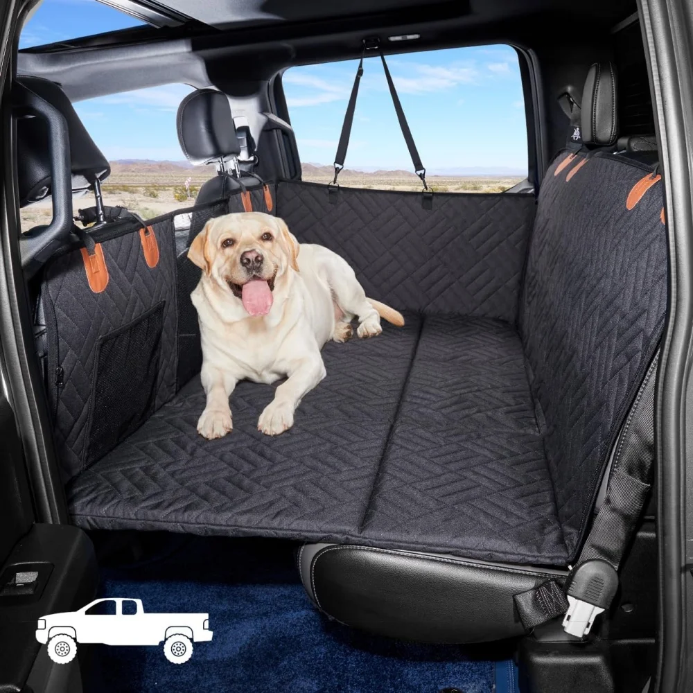 Car Pet Mat Car Rear Seat Dog Mat Anti Dirt Waterproof Pet Mat Scratch Resistant Portable Pet Rear Seat Protector Dog Hammock