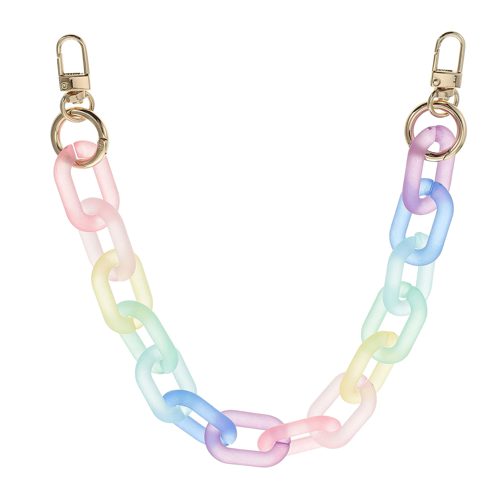 Environmental Protection Purse Chain Rainbow Matching Stylish Mini Bag Replacement Strong Bearing Long Life Shoulder Strap for H