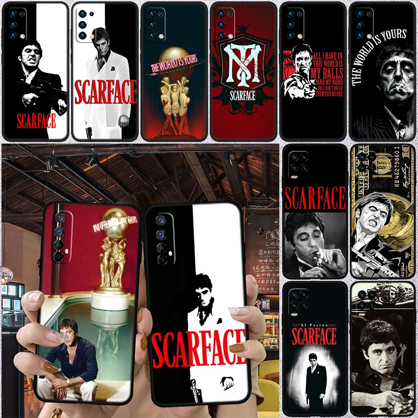 IJ51 S-Scarfaces Phone Case for Samsung Galaxy S20 S21 S22 Ultra FE + Plus A21S A22 A24 A25 A26 A30 A30S A31