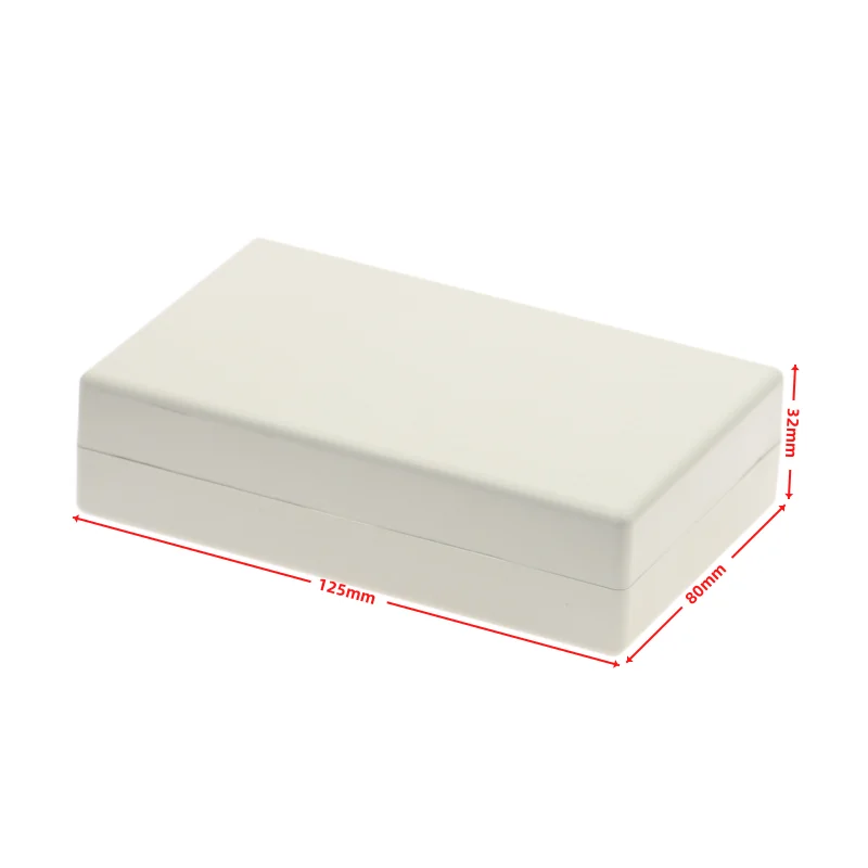 1Pcs 125x80x32mm Waterproof Plastic Cover Project Electronic Case Enclosure Box Wire Junction Boxes