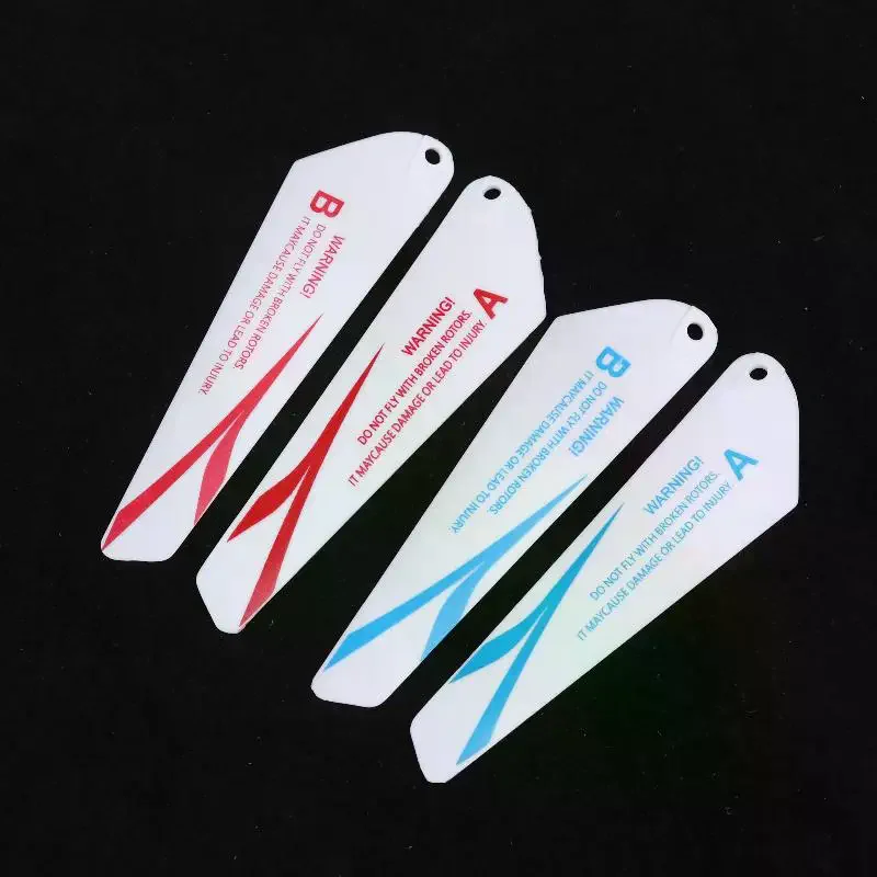 4Pcs Spare Accessories RC Toy Parts New 9CM Spare Blades Fans For R/c Mini Helicopter CH002 CH023 Drone Copter Toys