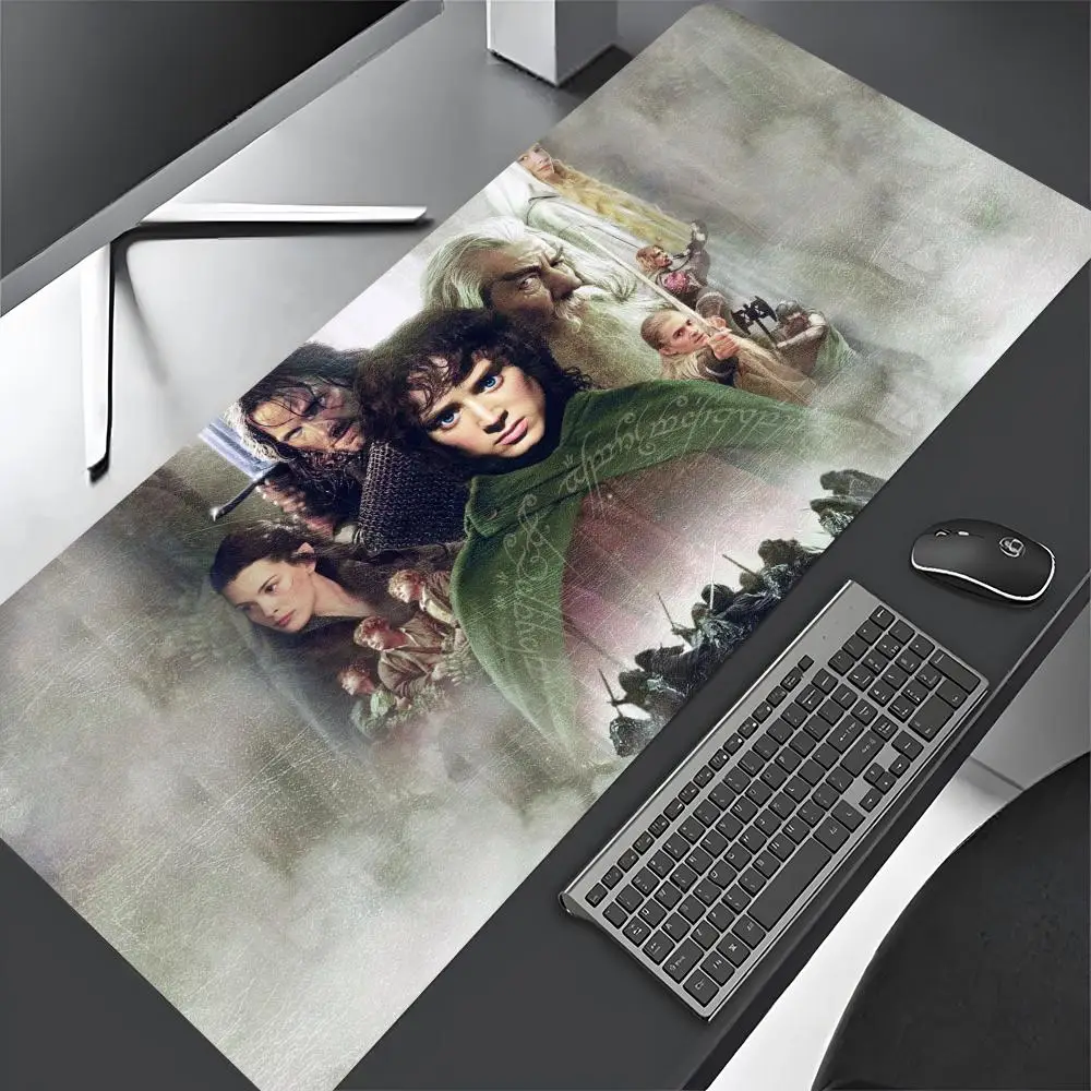 Movie Rings Of The Lords Mouse Pad desk decoration Gaming Mousepad Large 900x400mm MouseMat Gamer XXL Mause Carpet PC Desk