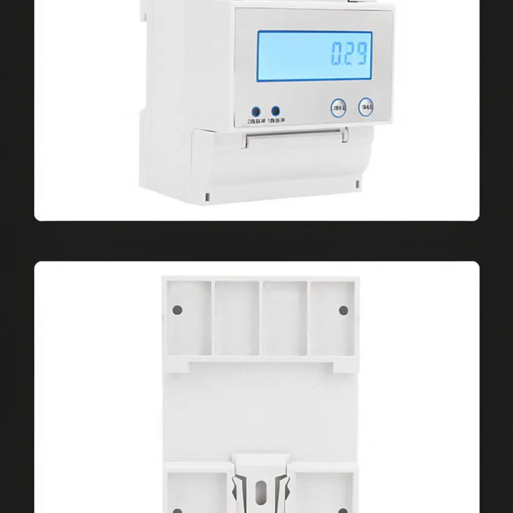 Smart DC Electricity Meter Dual Loop Monitor Wide Voltage 12V To 1000V RS485 Remote Data Collection Power Gauge For Liuyi