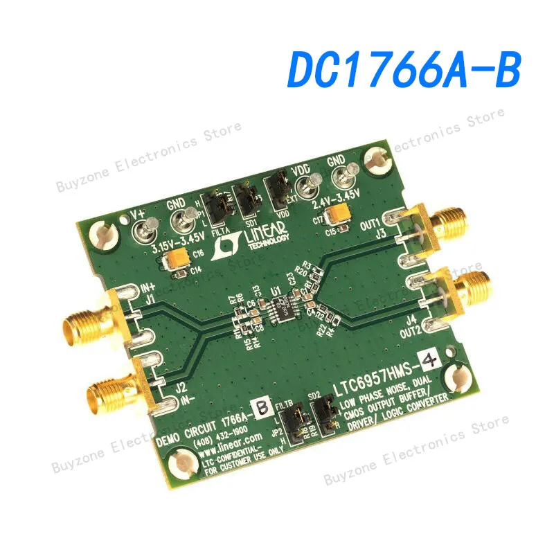 DC1766A-B Other Development Tools LTC6957HMS-4 Demoboard- Low Phase Noise