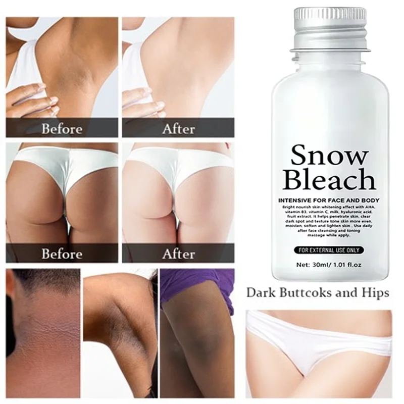 Отбеливающий крем для тела, осветляющий кожу, подмышек, колен, ягодиц, интимные части, отбеливатель внутренней части бедра, интимная зона, удаление меланина, уход