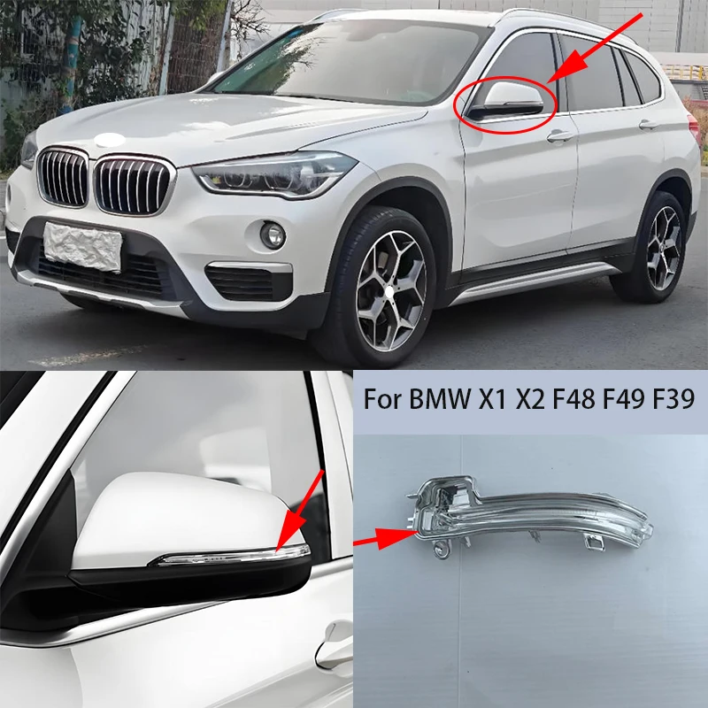 

Left&Right Car Mirror Turn Signal Light For BMW X1 X2 F48 F49 F39 2016 2017 2018 2019 2020 2021 2022