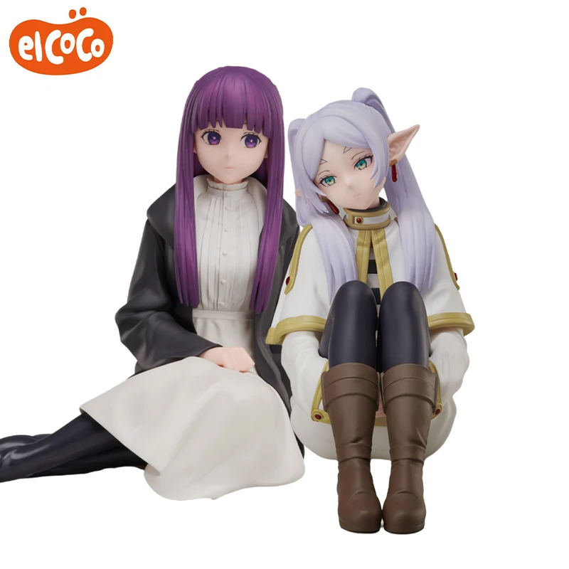 In Stock Coco ElCOCO Frieren:Beyond Journey's End Fern Frieren Kawaii Original Anime 11cm Figure Model Doll Collectible Toy Gift