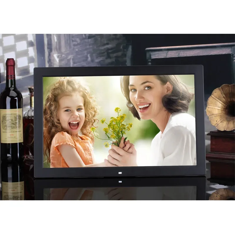 Customized on demand Source manufacturer 18.5 inch/19 inch high definition 1080P full format digital photo frame, advertising