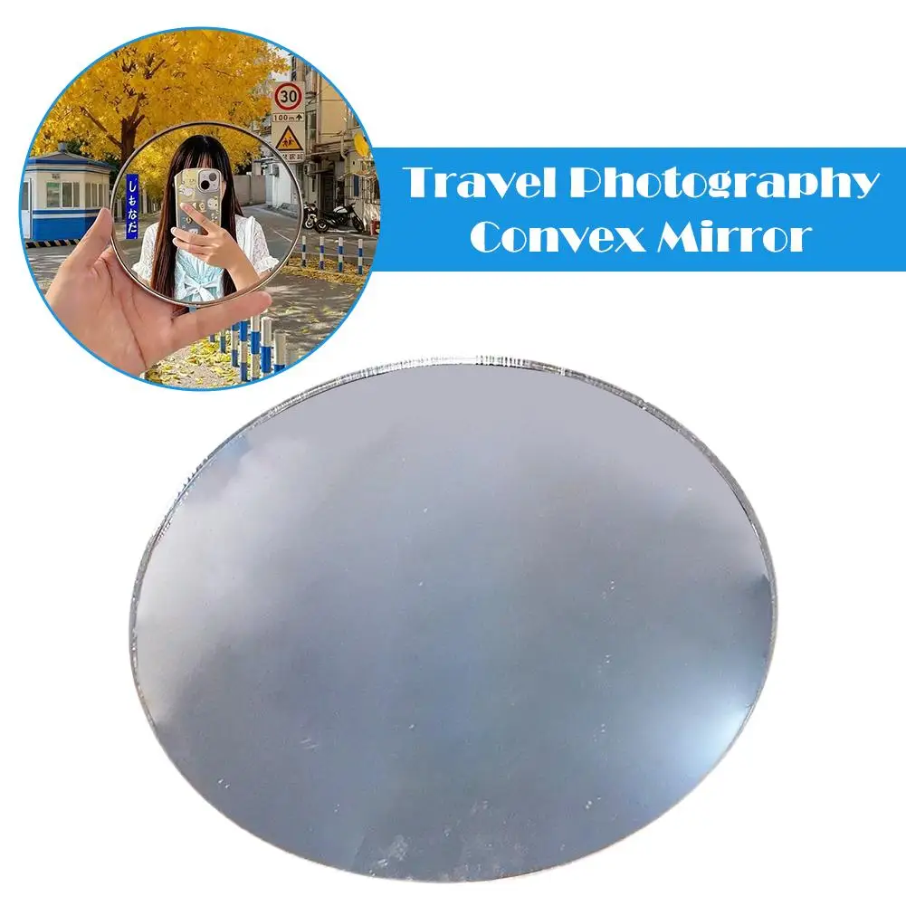 1 pçs take-away maquiagem retoque espelho convexo curvo convexo segurança curvado grande angular espelhos de estrada espelho convexo