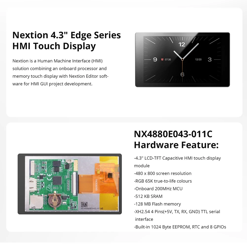 ABSY NX4880E043-011C HMI Display 4.3
