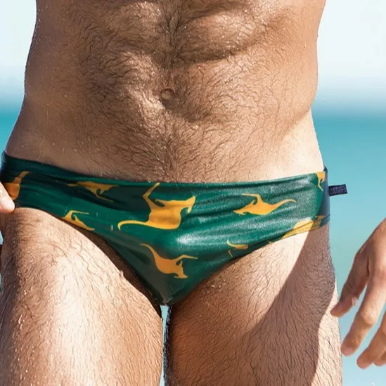 

Европейские и американские мужские плавки, мужские трусы, модные трусы-боксеры с животным узором, D206