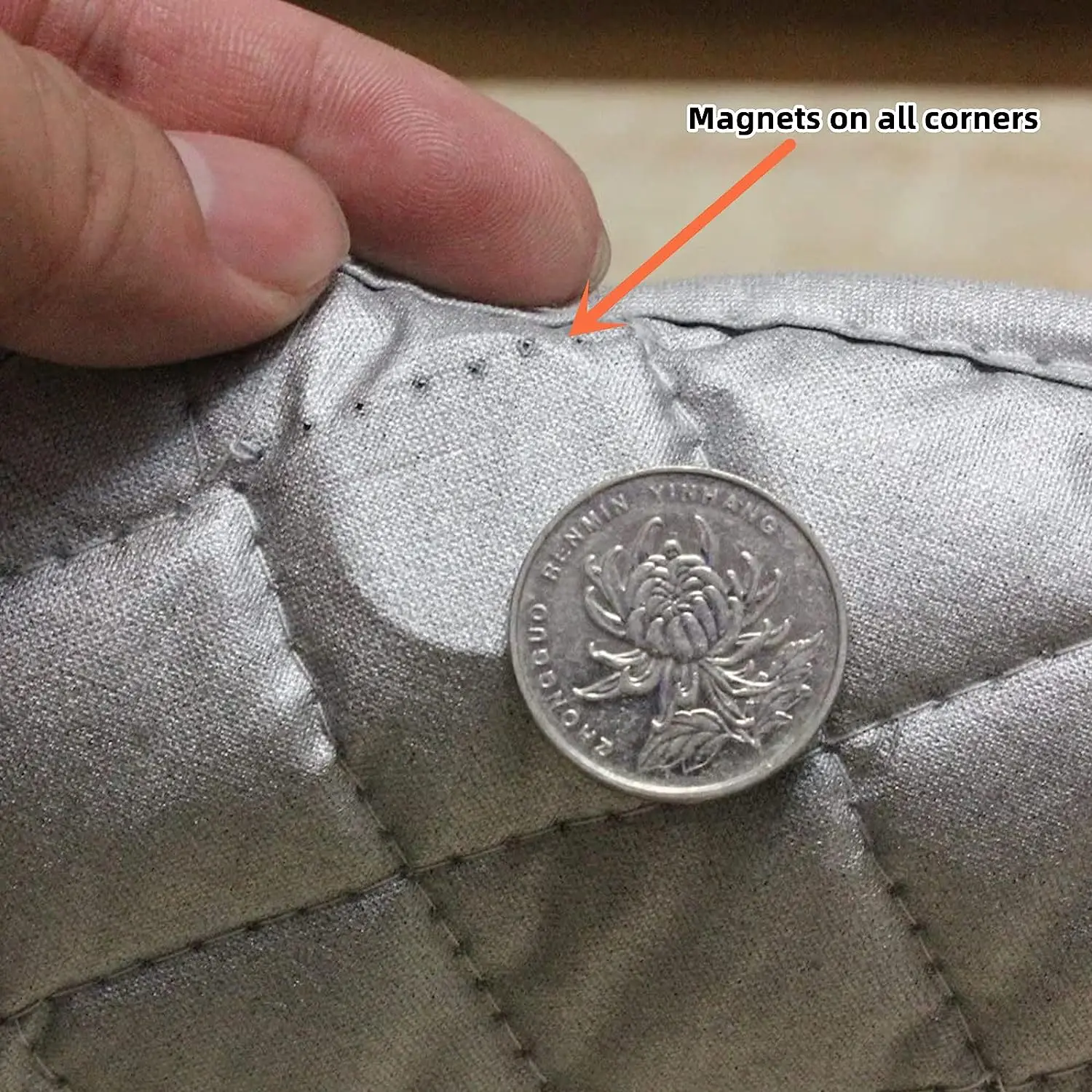 Sostituzione del asse da stiro della coperta del tappetino da stiro magnetico, copertura alternativa del bordo in ferro, asse da stiro portatile da