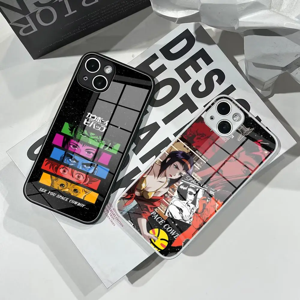 

Cowboy Bebop Phone Case Tempered Glass For IPhone 17 16 15 Pro Max 14 13 12 Mini Plus Samsung S25 24 23 Ultra phone case
