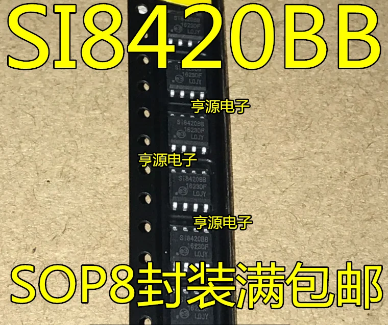 

10PCS New Original SI8420BB SI8420AB SI8420-C-IS SOP8