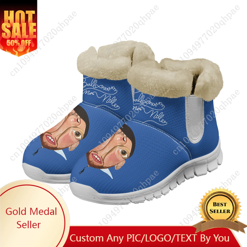 Botas de nieve Mac Miller para hombre y mujer, zapatos para adolescentes, botas que mantienen el calor, zapatillas deportivas ligeras informales de alta calidad para parejas, zapatillas deportivas personalizadas