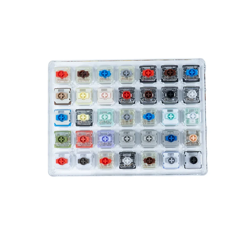 GATERON Low Profile mechanische magnetische schakelaartester 35-monsters aangepast voor DYI Hot Swap LP mechanisch magnetisch toetsenbord