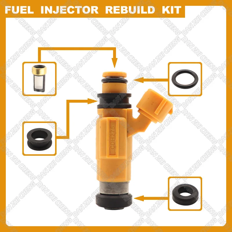 Fuel Injectors Seals O-Ring Repair For Marine Yamaha Outboard F150 CDH-275 MD319792 Fuel Injectors NEW