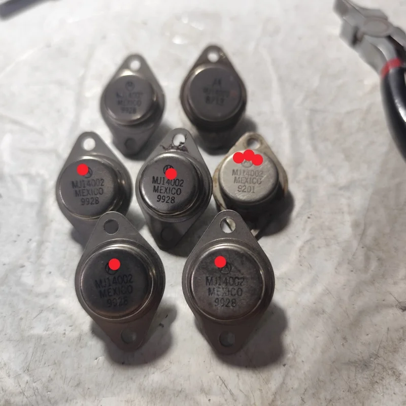 5Pcs Original Disassembled Mj12005 Mj14002 Mj14001 Mj14003 Mj16018 High-Power Audio Amplifier Paired Triode Iron Cap Transistors