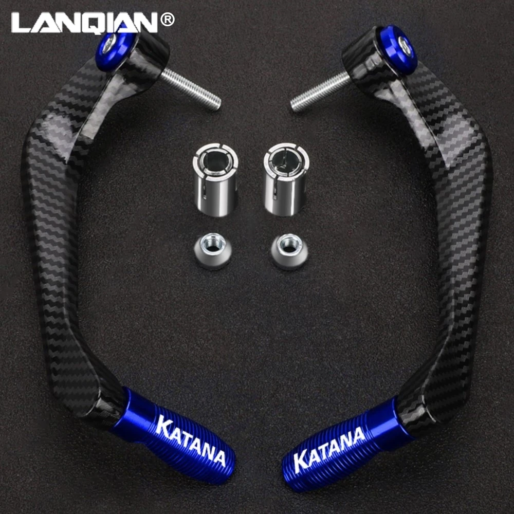 For SUZUKI KATANA 600 GSXF600 GSXF750 GSX600F Motorcycle CNC Handlebar Grips Brake Clutch Levers Handle Bar Guard Accessories