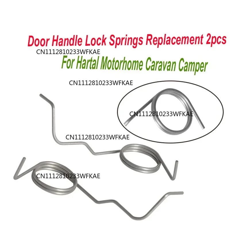 2PC Fit for Hartal Motorhome Caravan Door Lock Springs