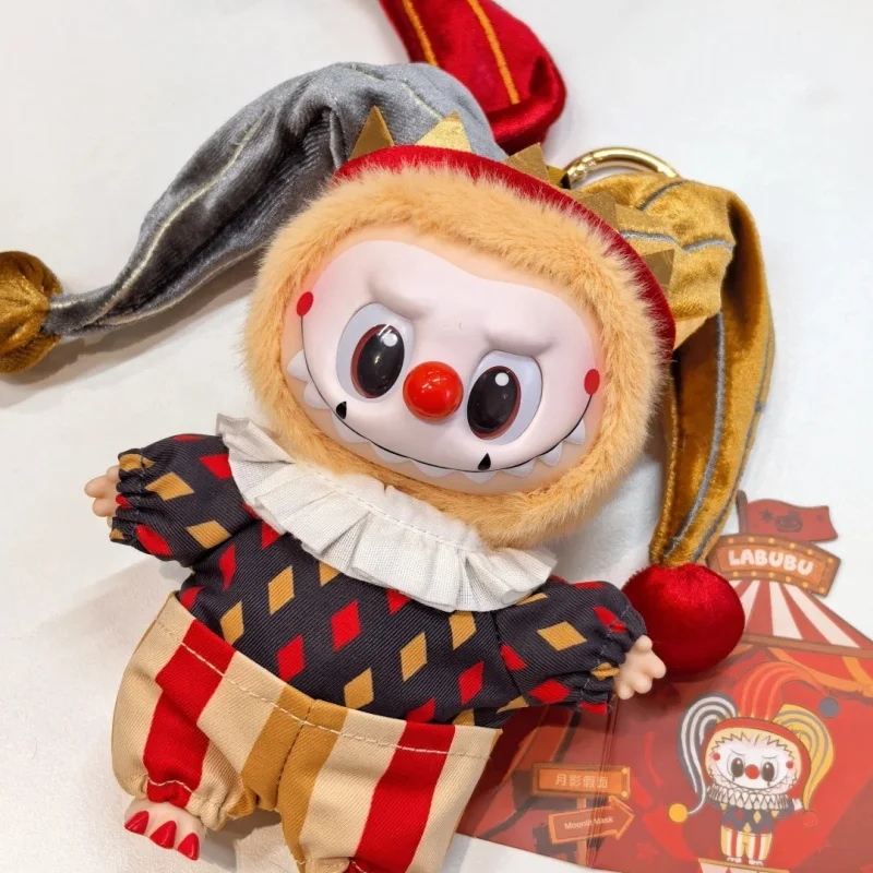 Véritable Popmart Labubu Whysoserious Series Clown de cirque bizarre carnaval vinyle poupée pendentif Collection maison Surpris Halloween cadeau