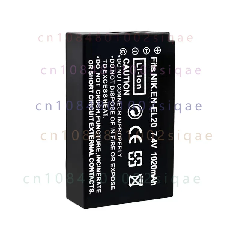 For nikon coolpix p1000 p950 j1 j2 j3 s1 v3 mirrorless camera en-el20 battery