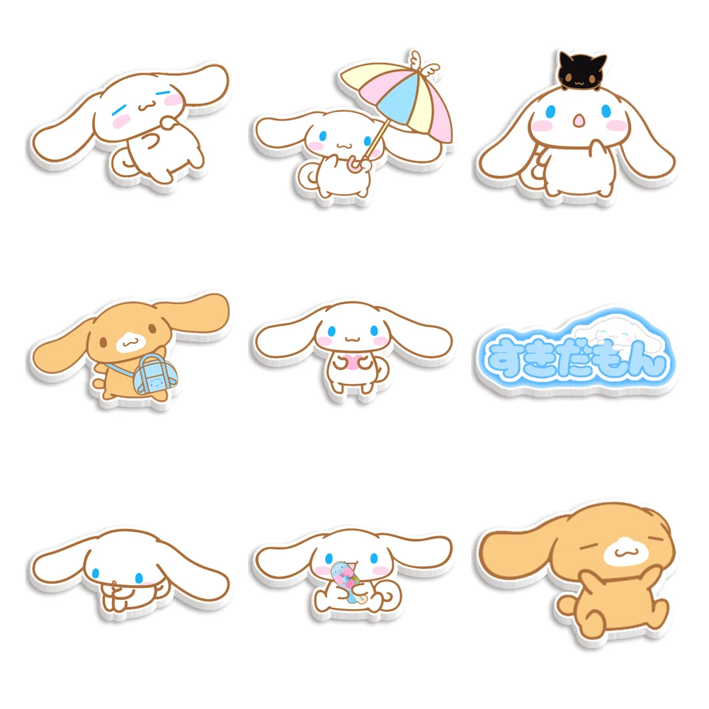 Japan Cartoon Sanrio Cinnamoroll Flat Resin Planar For DIY Earrings Home Phone Case Bag Accessories 30 Pieces/Lot