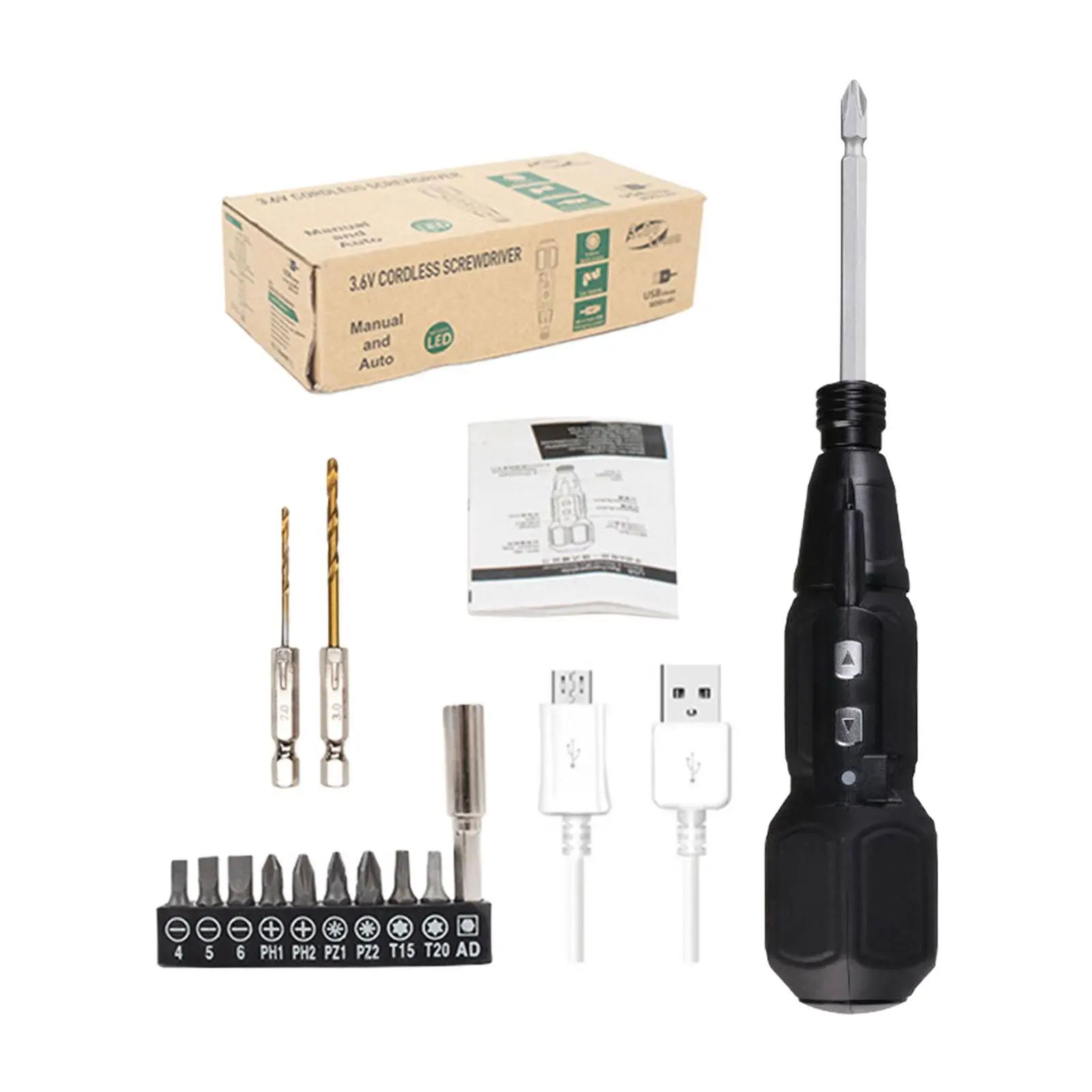 

Cordless Power Screwdriver Electric Screwdriver Sets for Phones Toys PC