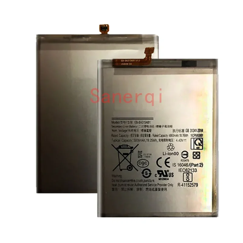 

10 шт. Сменный аккумулятор EB-BA315ABY EB-BA315ABY для Samsung Galaxy A22 4G A31 5000 мАч Galaxy A32 4g A325F A32 A325 A225