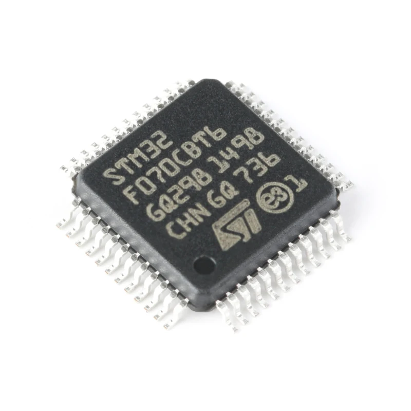 

Original genuine STM32F070CBT6 LQFP-48 ARM Cortex-M0 32-bit Microcontroller-MCU