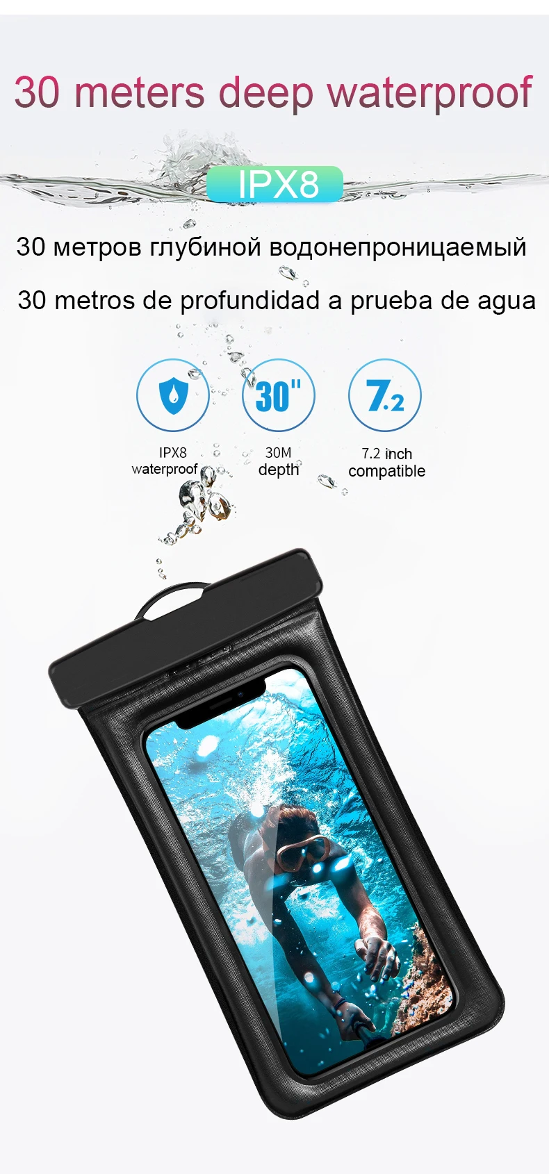 Schwimmende Airbag-Wasserdichte Schutzhülle Für Outdoor-Schwimmen, Handytasche Für Iphone, Xiaomi, Redmi, Huawei, Oppo Sdd3C1023C8374De3Aacee3B7A1D31Edd0