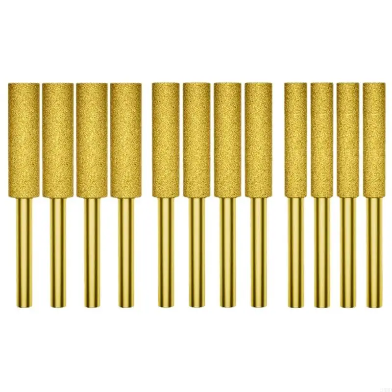 Diamantina Cataino Affila elettrica Bit punta abrasiva Pietra macinazione 12 Pacchetto