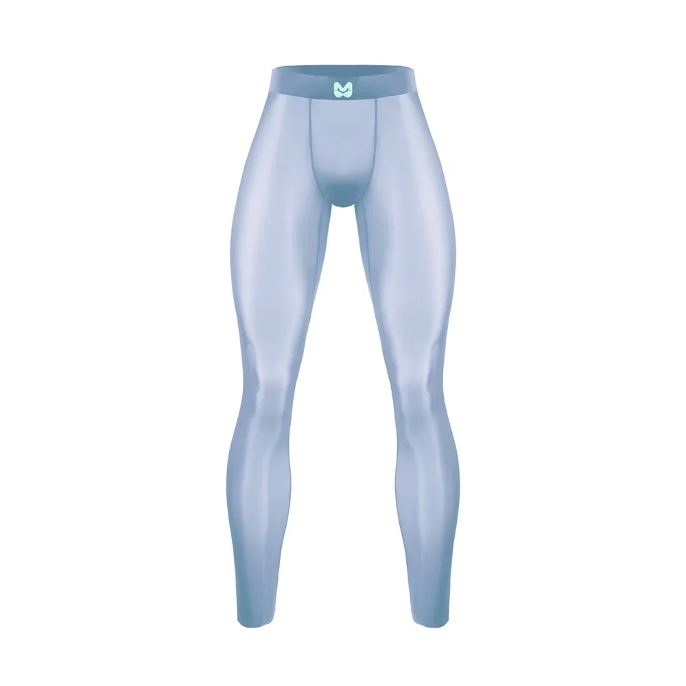 Sweatpants Ice Silk Men's Shark Trousers Ultra-thin See-through Sexy Tight Fitness Pants Milk Skin Panties Without Trace