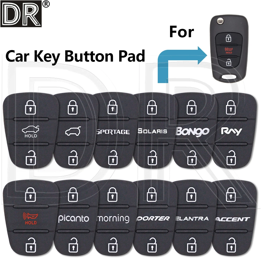 

Отличная кнопочная панель для автомобильных ключей Hyundai I10, I20, I30, Ix35, Accent, Elantra, Kia K2, K5, Bongo, Porter, Picanto, Rio, RNY, Sportage