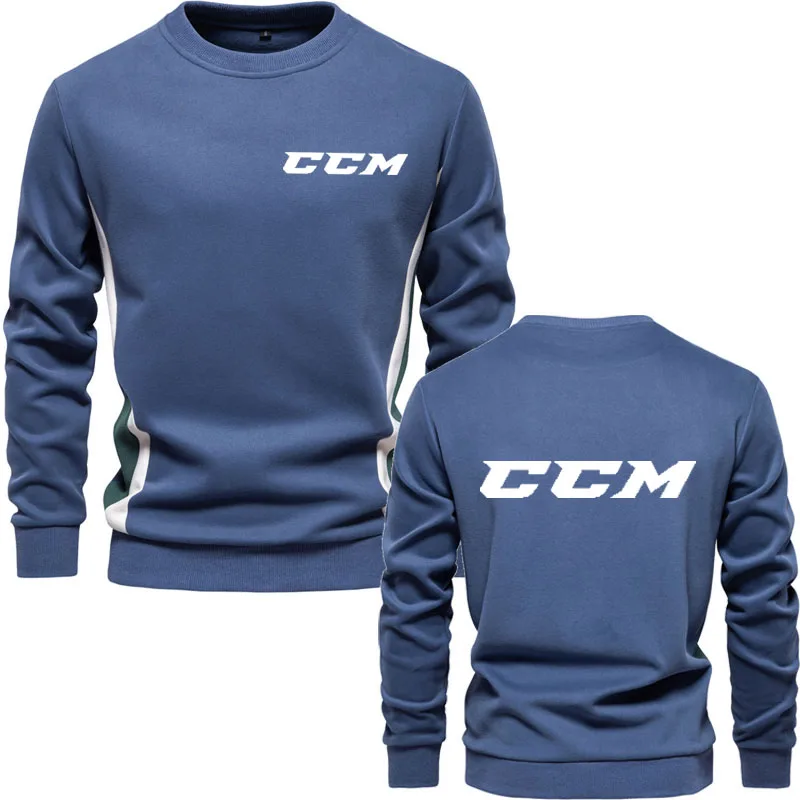 العلامة التجارية الرجال هوديي القطن الخالص CCM مطبوعة موضة عادية جديدة الرجال الربيع والخريف عالية الجودة الرجال البلوز البلوز #4