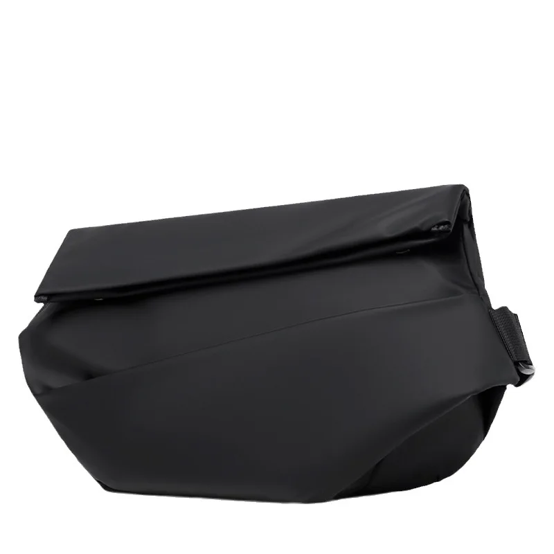 Magnetic Buckle Crossbody Bag for Men, Trendy Brand Waterproof Men's Crossbody Bag, Functional Style Outdoor Cycling Chest Bag