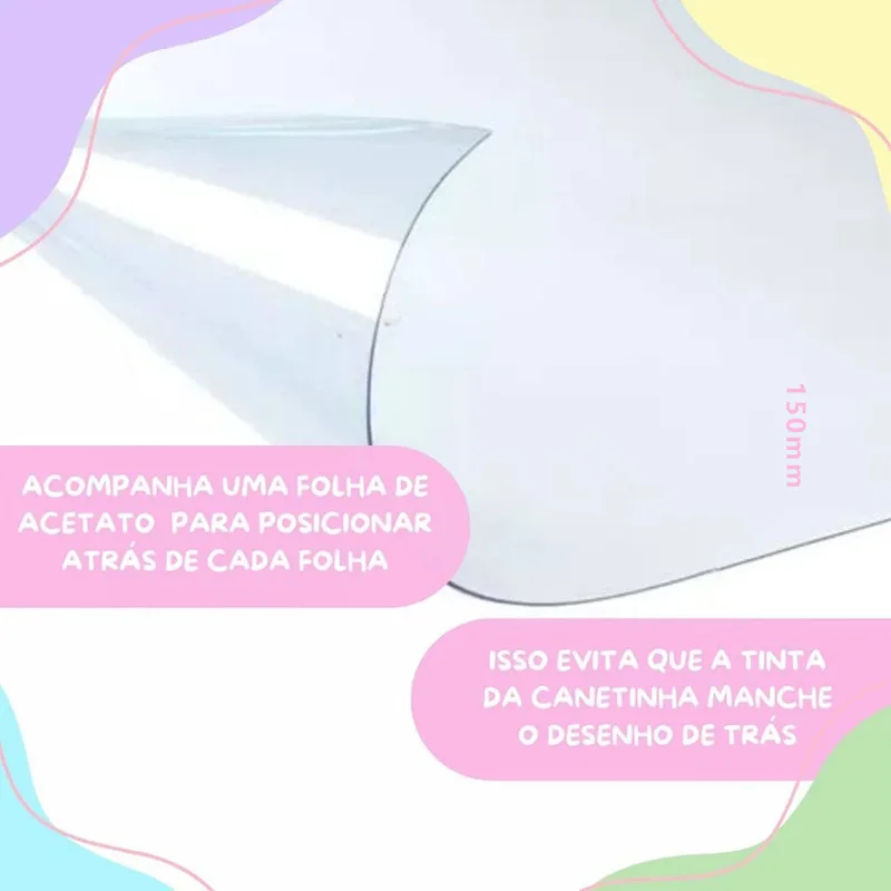 Bobbie Goods A5 Libro para colorear Actividad de dibujo creativa con encuadernación en espiral trasera dura Diversión para niños Adolescentes Adultos