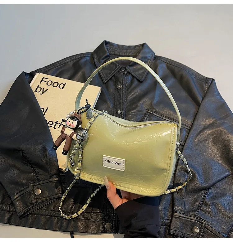 

Сумка для пригородных поездок 2025 года — корейская маленькая квадратная сумка, изысканное повседневное плечо