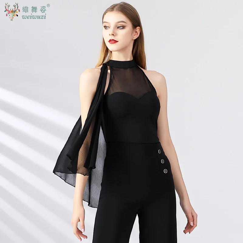 

Сексуальные топы для латинских танцев с мягкими чашками, бальные вечерние платья, одежда для купальника, вальс, самба, танго, блузка, тренировочные костюмы