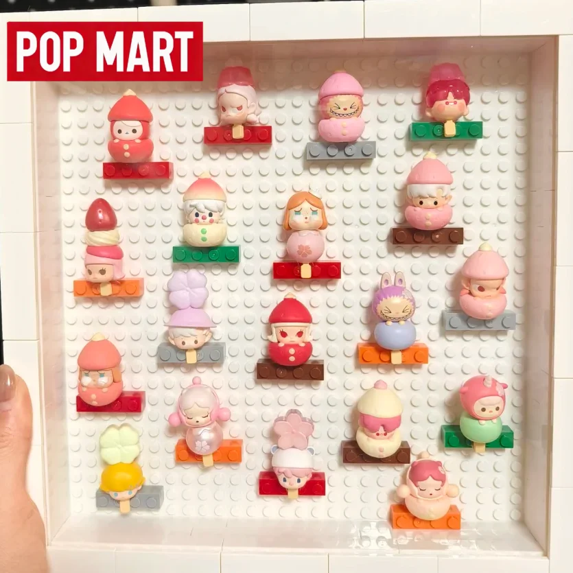 Bonitos Accesorios Colgantes DIY Hechos a Mano de la Serie POP BEAN Cherry Blossom Sweetheart Ice Cream Ice Stick, Miniatura, Regalo para Fans