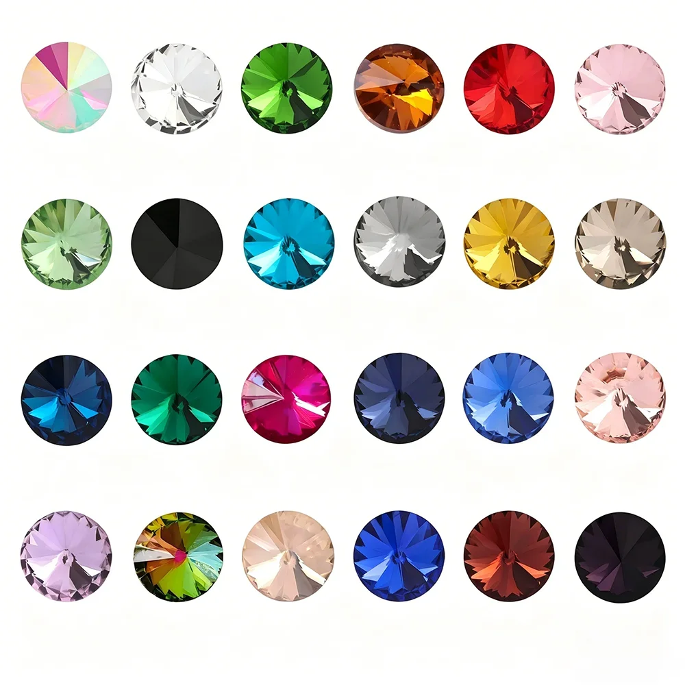 C42-1 Glass Diamond Flatback 10mm, Crystal Rhinestone for Vase Filler Table Scatter Home Decor Wedding Craft