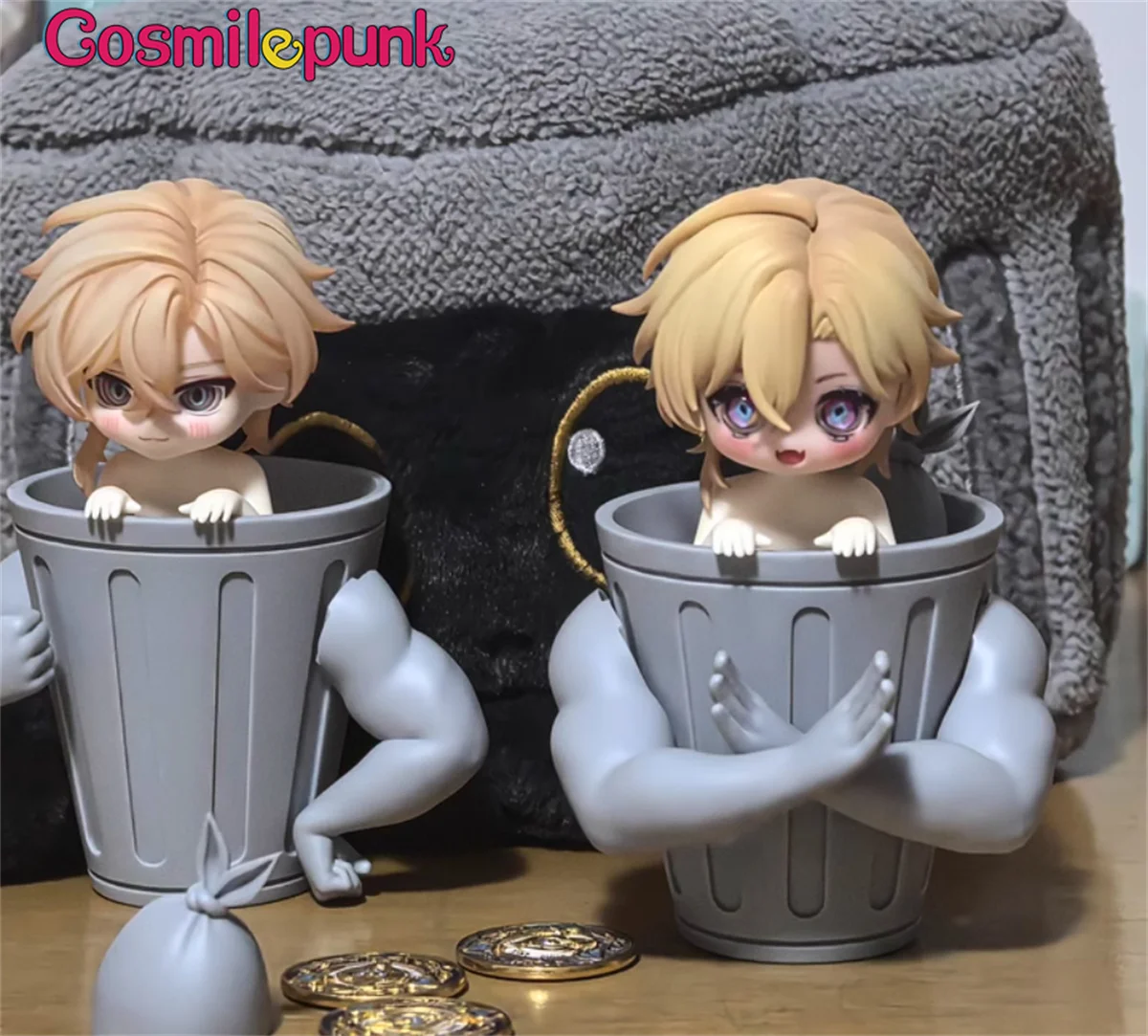 Original Handmade Arm Dustbin Body OB11 OB22 Doll Accessory Model Game Cosplay Cute Gift