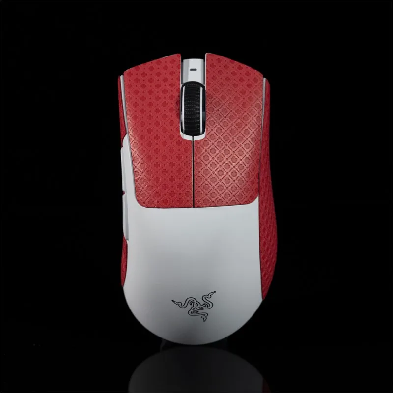 BTL Mouse Grip Tape Skate Handmade Sticker For Razer Deathadder V3 V4 Pro Professional Non Slip Lizard Skin Suck Sweat EVA Black