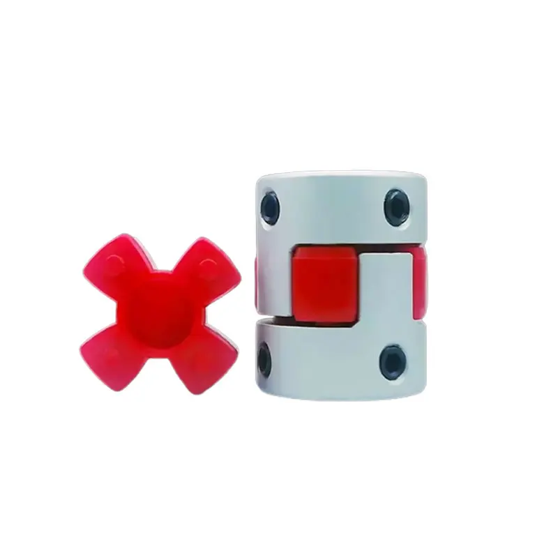 1PC D20 L25 Plum Coupling 2 Jaw Bore 3/4/5/6/6.35/8/10 Large Torque Engraving Machine Servo Motor Encoder Aluminum Alloy Coupler