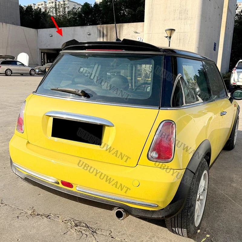 For Mini Cooper R50 2001-2006 Car Styling High Quality ABS Plastic Unpainted Color Rear Spoiler Trunk Lip Wing