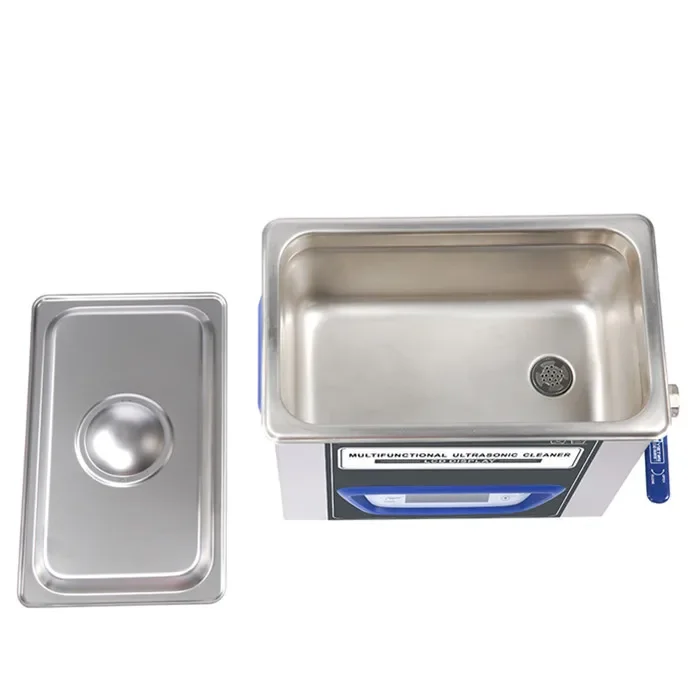 Energia ajustável Lab Ultrasound Cleaner, Design Sweep e Degas, Função de aquecimento, 4.8L, 40Khz, Novo Design, 2024